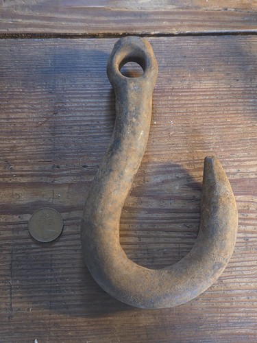 Vintage blacksmith made - made, hook