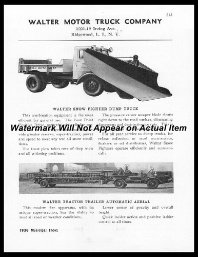1936 walter truck - 1936,