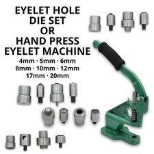 Eyelet fixing hole die set - eyelet, &