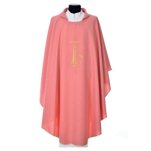 Pink monastic chasuble - pink,