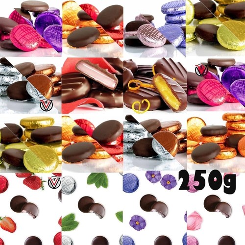 Luxury dark chocolate creams - chocolate,