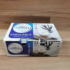 Set of 6 Duralex Empilable