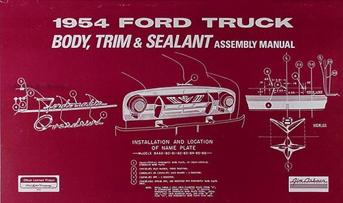 1954 ford pickup and panel - 1954,