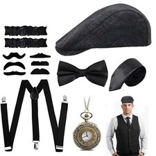 atnayo 1920s Mens Costume