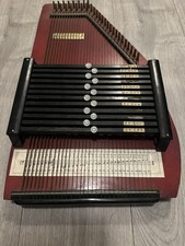 AUTO HARP Zither Trapezoid Shape Wooden Body Chord Buttons Instrument 