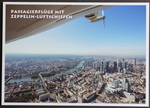 Zeppelin postcard airships - postcard,