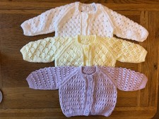 Hand Knitted Baby Cardigans