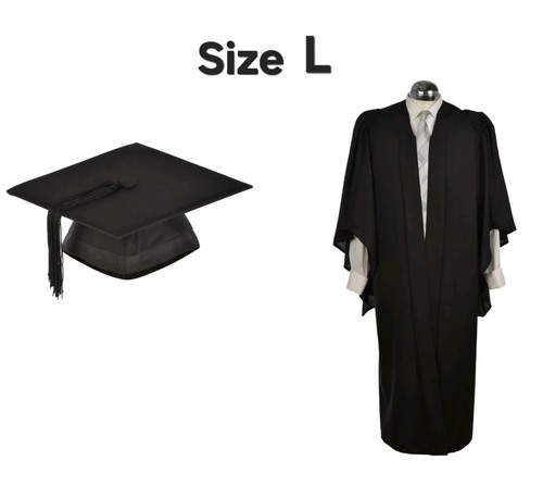 Size graduation gown hat - gown,
