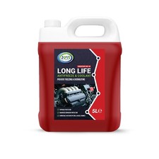 Red Antifreeze & Coolant Concentrated 5 Litre Longlife Anti Freeze OAT -36 ºC