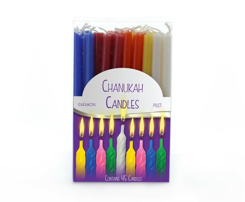 Colour chanukah candles - 45,