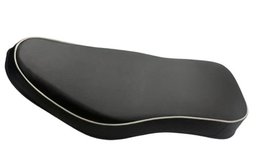 Black dual seat - dual, leatherite