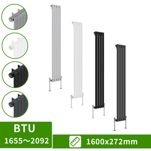 Designer flat panel radiator - flat,