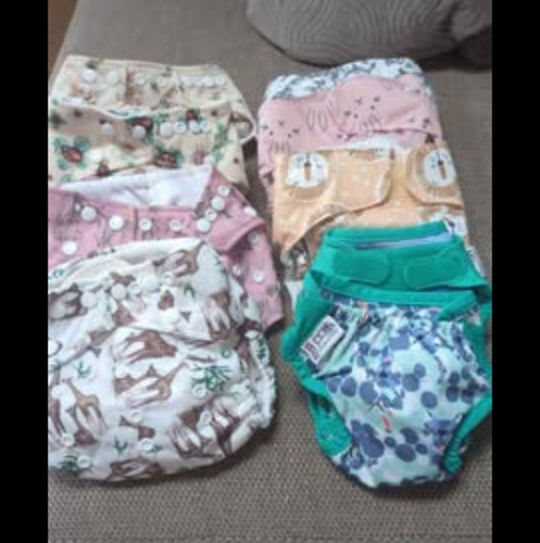 Reusable cloth pocket nappies - cloth,