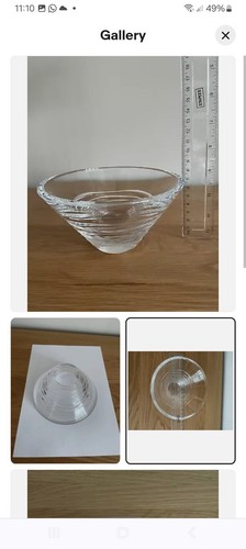 Wedgwood glass cut - glass, bowl