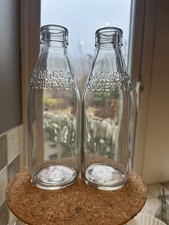 Vintage Milk Bottle Set Two