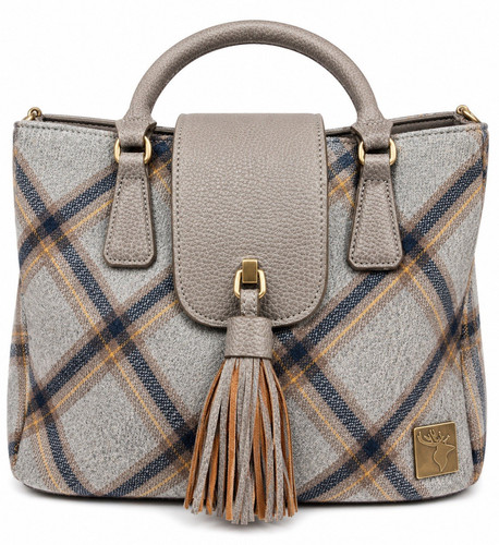 House tweed grey plaid - house, of