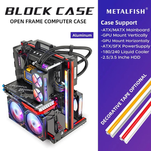 Open frame case aluminum - case,