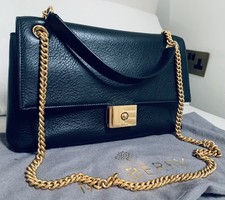 Mulberry black leather Cheyne crossbody / shoulder bag