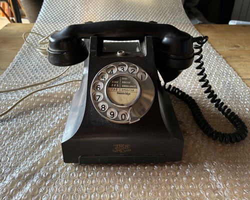 Vintage rotary dial black - vintage,