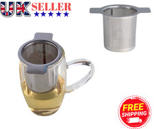 Stainless Steel Mesh Tea Infuser Strainer Metal Loose Leaf Cup Filter With Lid