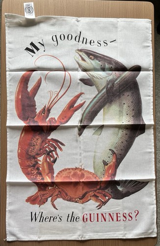Vintage cotton tea towel - cotton,