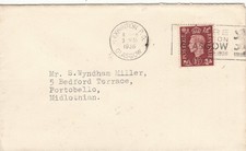 GB KGV1 cover with Exhibition