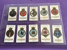 Ships' Badges a Full Set of 50 Wills Original Cigarette Cards issued 1925