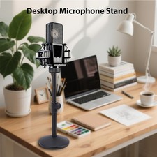 Desktop microphone stand - microphone, heavy
