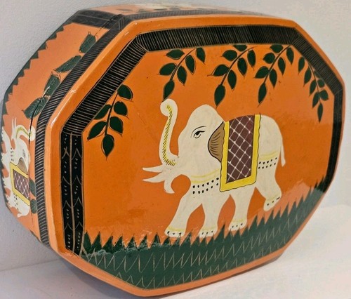 Vintage papier mache - vintage, box