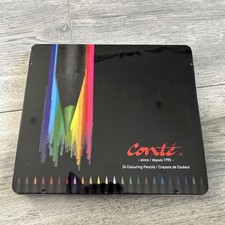 24 BIC Conte Colouring Pencils