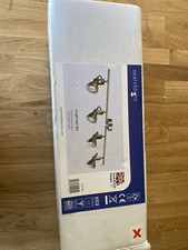 Searchlight Electric Focus 4 Light Split Bar Spotlight - Antique Brass Metal