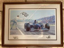 Tony Smith ‘Hill Gets Hungry’ Ltd Edition 69/600 Damon F1 formula 1995 Williams