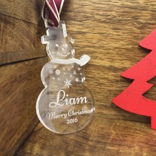 Personalised Handmade Snowman