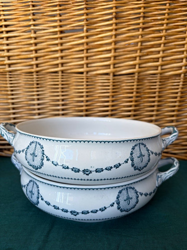 Burslem pottery ltd blue - ltd,