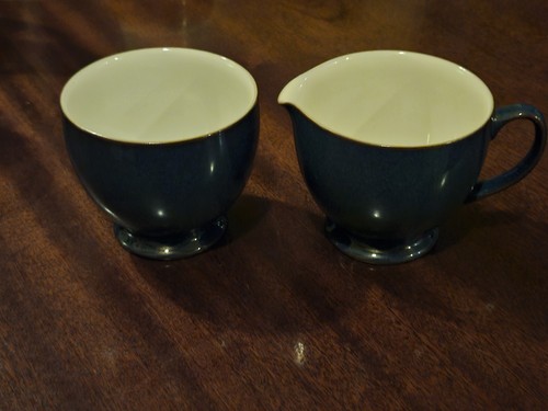 Denby boston blue - blue, milk
