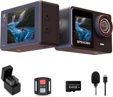 AKASO EK7000 4K30FPS Action Camera with 64GB microSDXC Memory Card 20MP Ultra HD