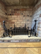 Fire Grate and Fire Dogs