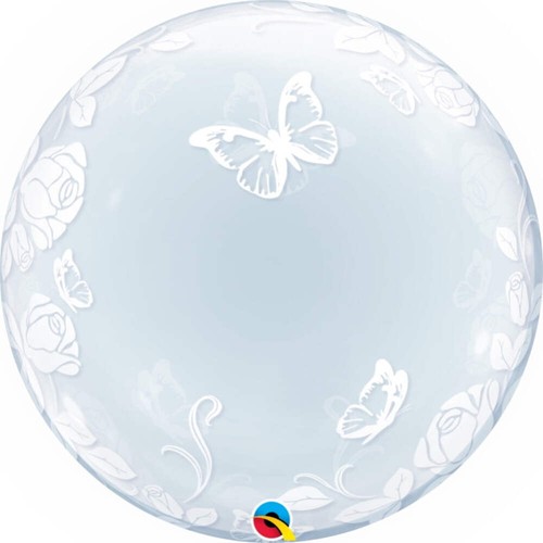 Roses and butterflies - and,