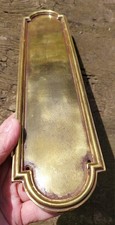 Antique brass finger plate - antique,