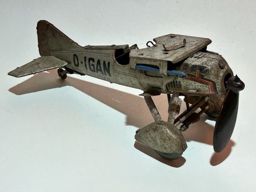1930s german tin airplane - german,