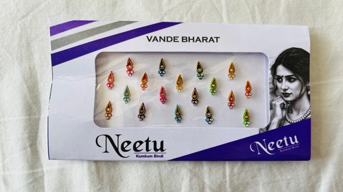 Premium coloured gem bindi - gem,