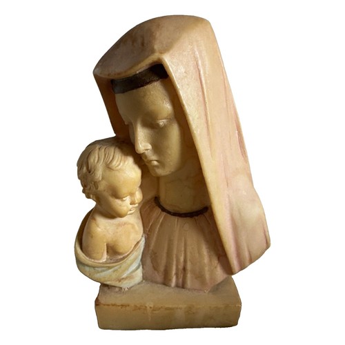 Madonna child statue - &,