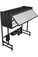 3 Tier Over Sink Dish Drainer Utensil HolderCarbon Steel 75 x 30 x 78 cm Black