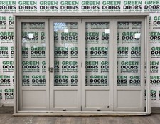 GREY WOODEN BIFOLDING DOORS HERITAGE CRITTALL EXTERNAL EXTERIOR DOUBLE GLAZED