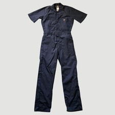 Vtg Dickies navy blue workwear Mechanic coverall Overalls SR