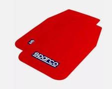Red Sparco Logo Rally Style Car Exterior Styling Mudflaps - PAIR Universal Fit