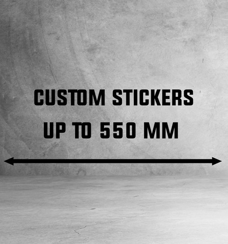 Custom stickers text - custom,