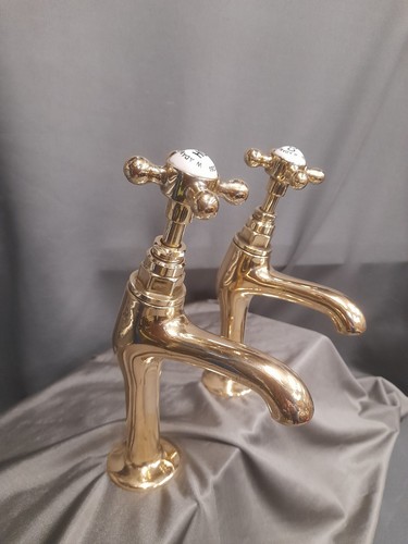 Brass pillar taps - brass, taps,