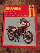 Haynes Manual Honda CBX550