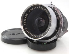 Schneider Kreuznach 75mm F8 Super-Angulon Lens - Large Format 5x4 Camera. Wide